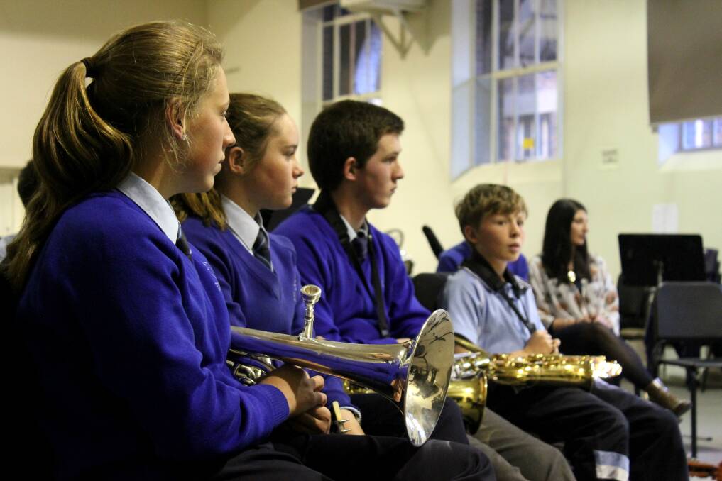 OPEN JAZZ: O'Connor Catholic School students took part in a jazz music workshop hosted by talented Australian National University jazz lecturers at the New England Conservatorium of Music on Wednesday afternoon.