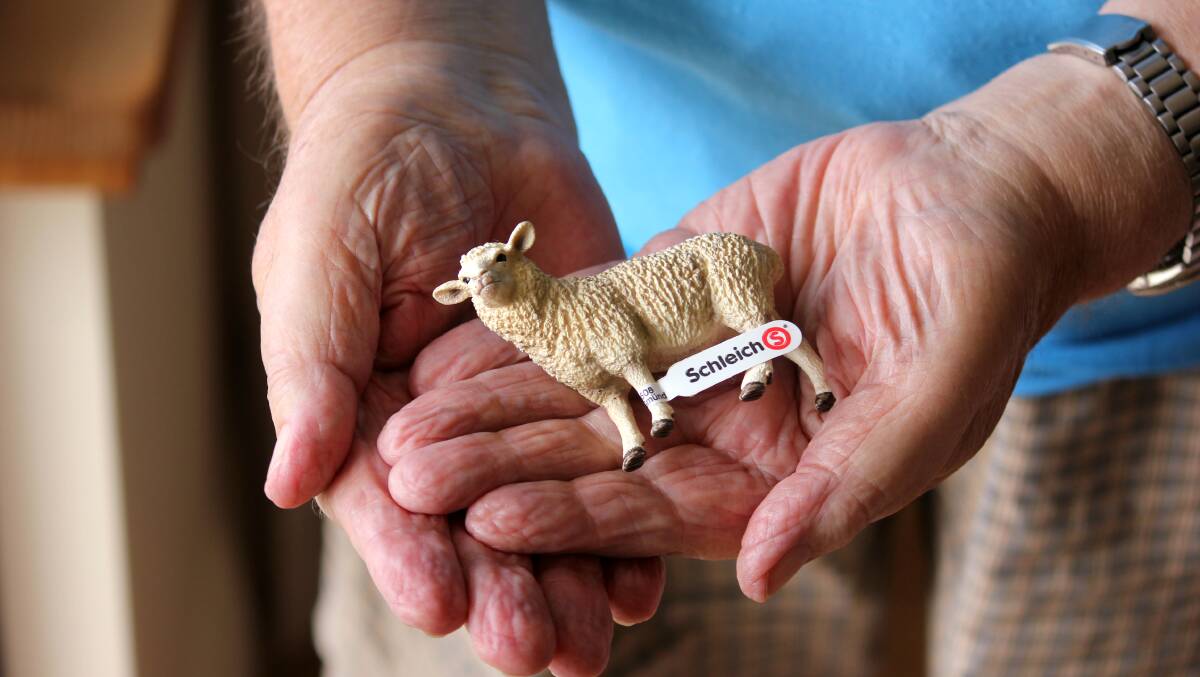 COLLECTION: Masonic Lodge resident Ron Turnham collects lamb figurines.