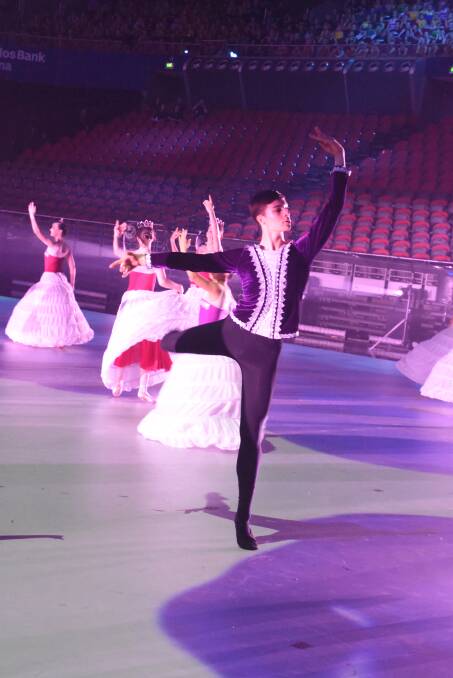 DANCE LIKE YOU MEAN IT: Armidale featured dancer Isaac Clark performed Prokofiev’s Romeo and Juliet 2 with the Schools Spectacular Ballet Ensemble.