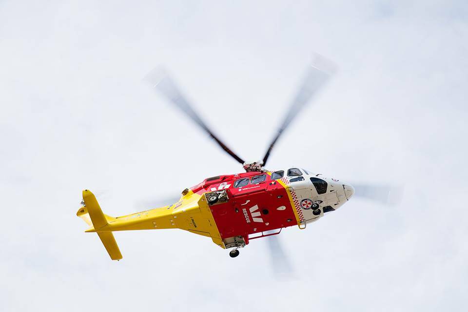 LIFESAVER FUNDRAISER: The Westpac Rescue Helicopter saves lives.