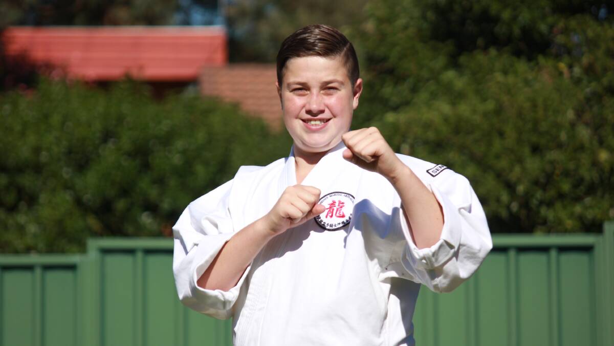 KUNG FU FIGHTING: Armidale Martial Arts Academy sensei Harrison McWhirter will run his first grading on Saturday at the Masonic Hall. Photo: Madeline Link.