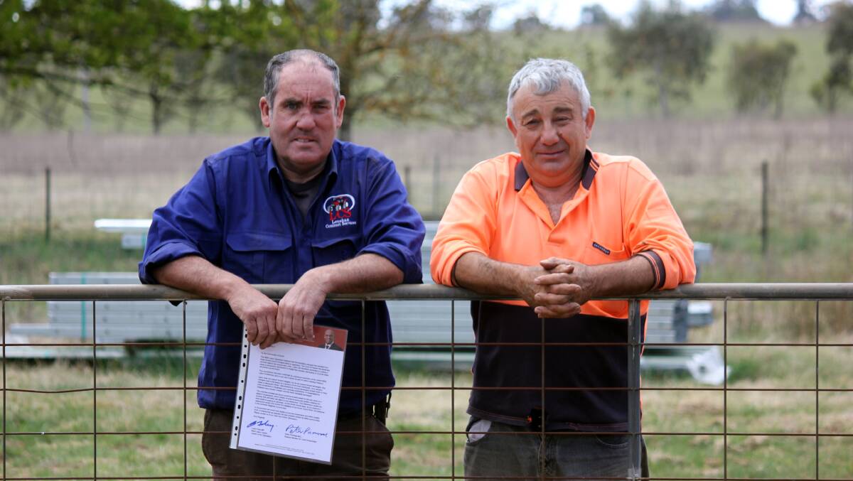 AMALGAMATION NO THANK YOU: Guyra ANTY group members Rob Lenehan and Gordon Youman said they weren't surprised that not all forced mergers are working out.