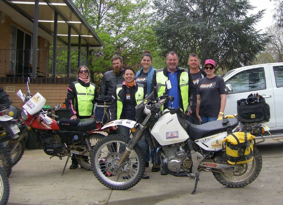 RIDE FOR CHARITY: Armidale riders from Team Molly Moo raised funds and awareness for Down Syndrome NSW, riding to Green Valley Farm in Tingha on hand-fixed bikes.