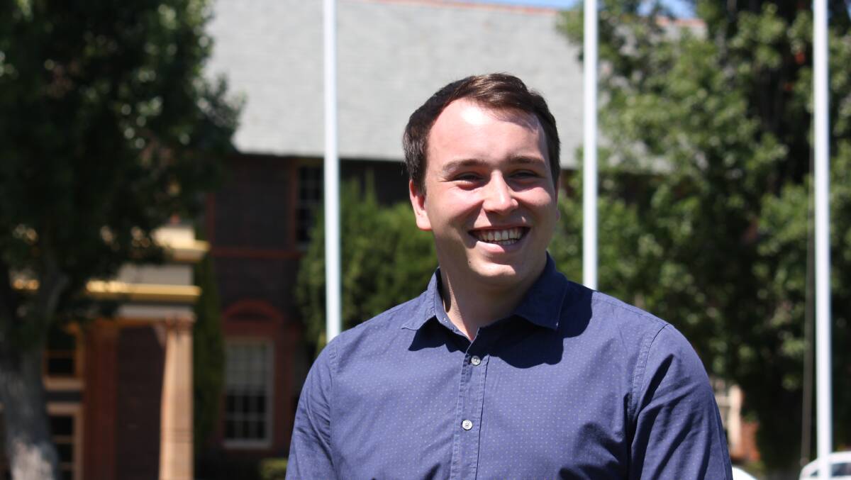 A BRIGHT FUTURE: The Armidale School student Sam Thatcher is excited at the prospect of his future at the Australian National University in Canberra next year.