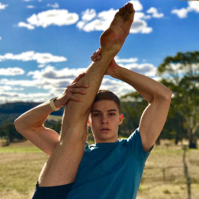 ISAAC'S SPECTACULAR MOVES: Armidale High School student Isaac Clark has been given a featured dancer role in the Sydney School's Spectacular this year.