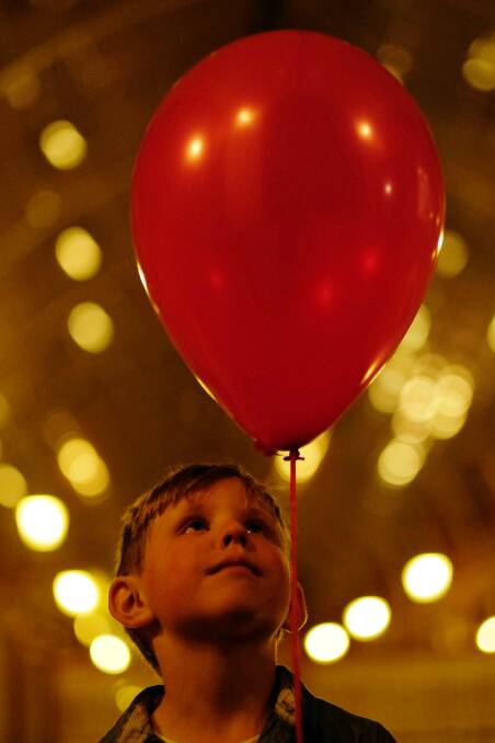 THE RED BALLOON: Turning Hanna's Arcade into the streets of Paris, Darcy Dwyer will play the lead role of Pascal in The Red Balloon. Photo: Suresh Kumar.