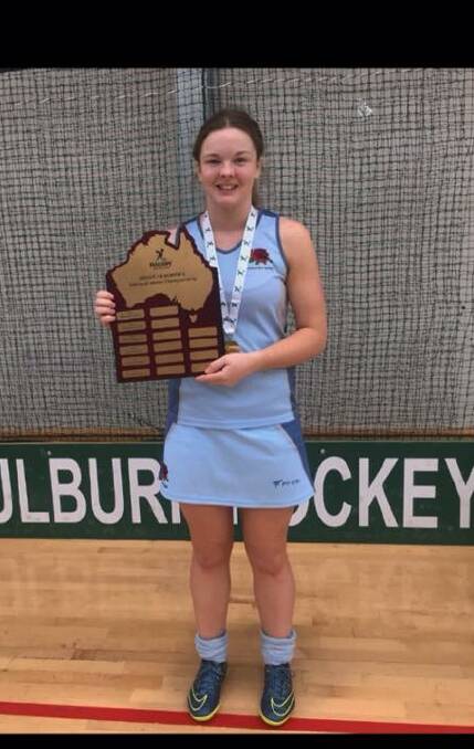 Leading from the front: Emily Chaffey led NSW to the national title