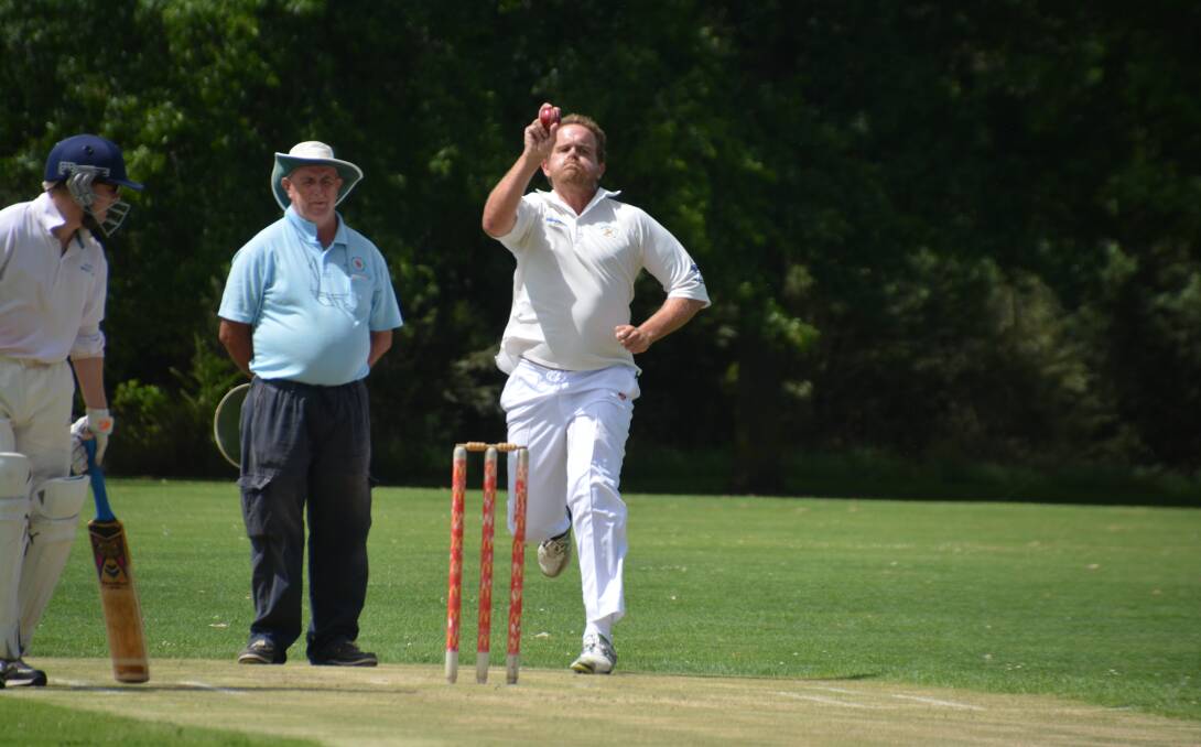 Match-winning performance: Andrew Curry snared seven wickets to lead Hillgrove to victory against Ex-Services on Saturday. 