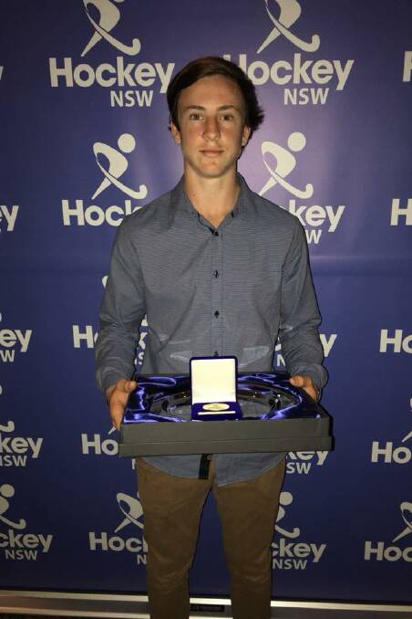Nathan Czinner was named Hockey NSW's Junior Male Field Player of the Year.