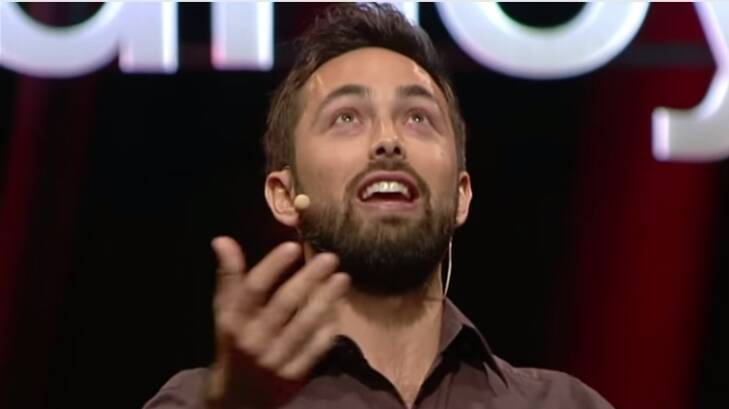 Veritasium's Derek Muller delivers a TEDx speech on how to make great science videos. Photo: YouTube