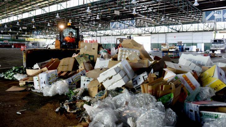 Behind the scenes of your dinner: Sydney markets has implemented new strategies to sustainably manage waste. Photo: Steven Siewert