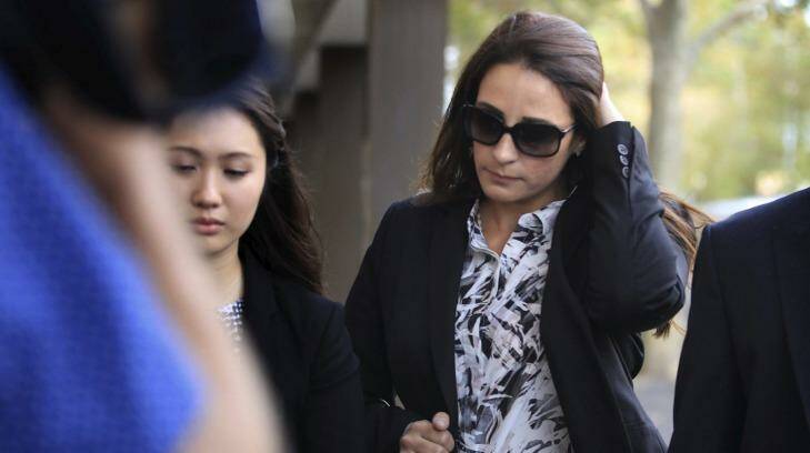 Christine Saliba leaves the NSW Supreme Court. Photo: Supplied