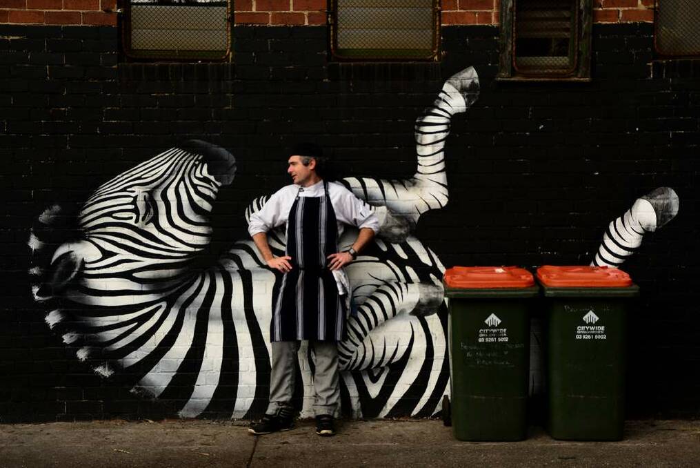 FINALIST: "Zebra and chef" by photographer Adrian Chew. Photo: Adrian Chew