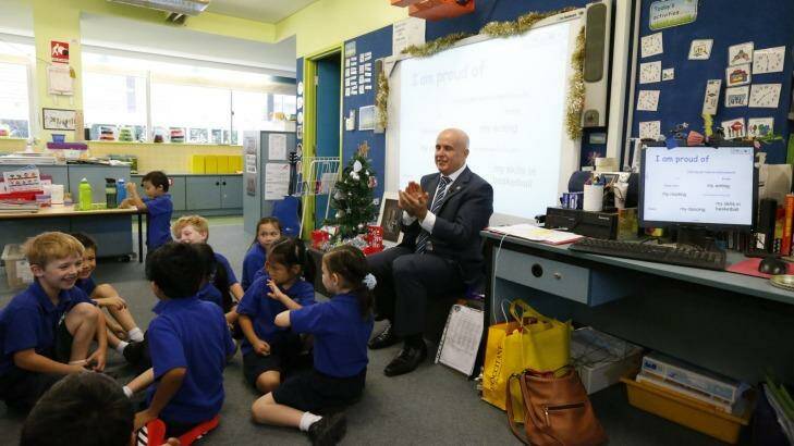 NSW Education Minister Adrian Piccoli, who visited Ultimo Public School in December 2014. Photo: Peter Rae