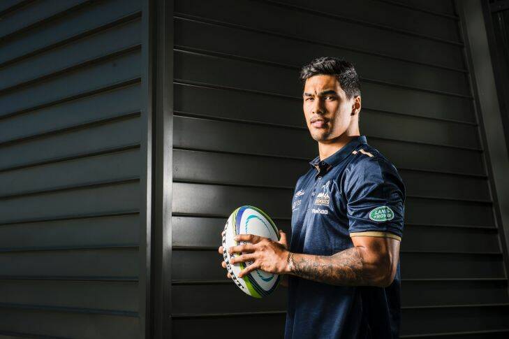 Winger Chance Peni has been recruited to bolster the Brumbies attack options. Photo: Sitthixay Ditthavong