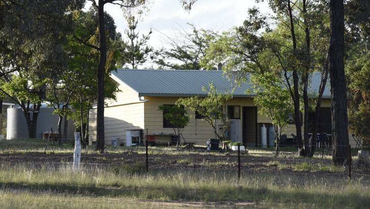 The Pinevale property in Elong Elong near Dunedoo where Gino and Mark Stocco were arrested in October 2015.
 Photo: Wolter Peeters