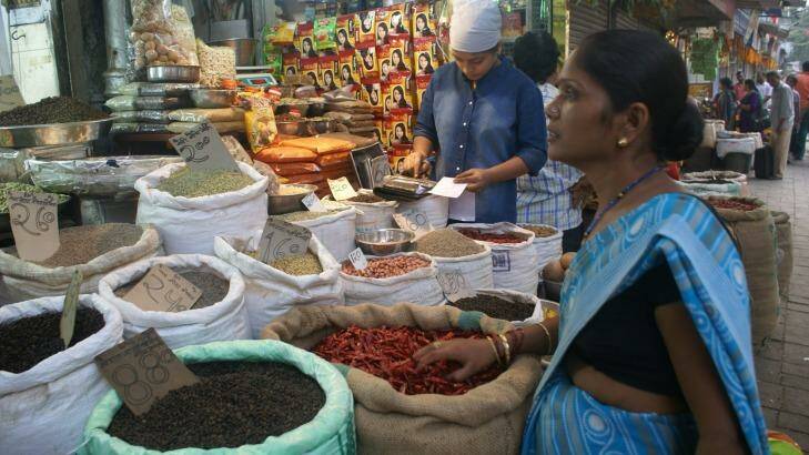 Asia's biggest wholesale spice market is concentrated in a small area in Old Delhi. Photo: Amrit Dhillon