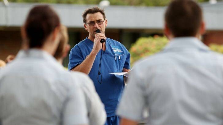 Brett Holmes, general secretary of the NSW Nurses and Midwives' Association. Photo: Ryan Osland