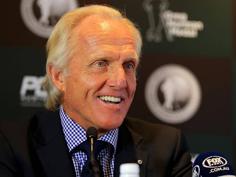 Greg Norman has revealed the role he played introducing Malcolm Turnbull and Donald Trump (File).
