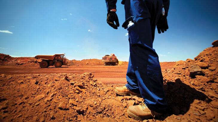 The price of iron ore has slumped by nearly 40 per cent this year. Photo: Nick Cubbin