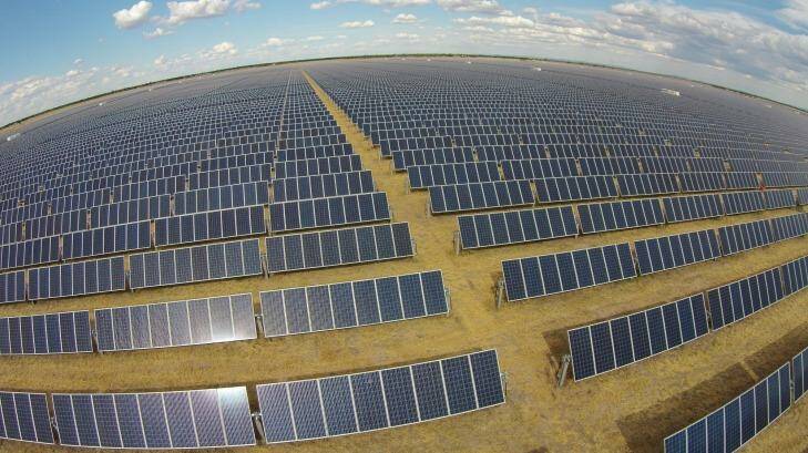 The government says it's on track to meet a national target of 20 per cent renewable energy by 2020.  Photo: Supplied