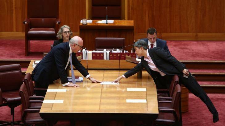 The Senate returned on Monday for a special sitting of Parliament to debate the ABCC bill. Photo: Andrew Meares