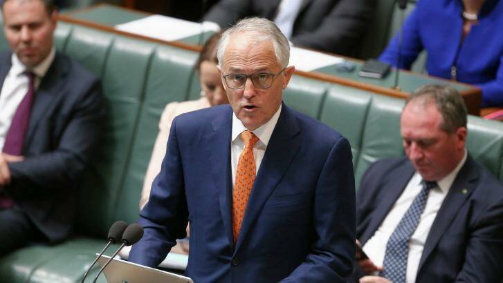 Mr Wilson said he apologised to Malcolm Turnbull after the meeting, and the Prime Minister accepted his apology. Photo: Alex Ellinghausen