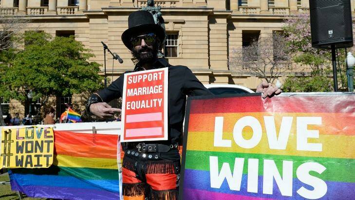 Advocates say it is a myth that large corporate donations will prop up the "yes" campaign for gay marriage. Photo: Bradley Kanaris
