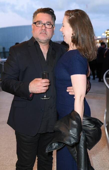Guy Grossi & Morgan Kavanagh
Good Food Guide Awards 2018 at The Star Event Centre, Pyrmont - Monday 16th October, 2017
Photographer: Belinda Rolland ???? 2017 Good Food Guide Awards Socials for The Goss. Image shows . 16th October 2017. Photo: Bellinda Rolland