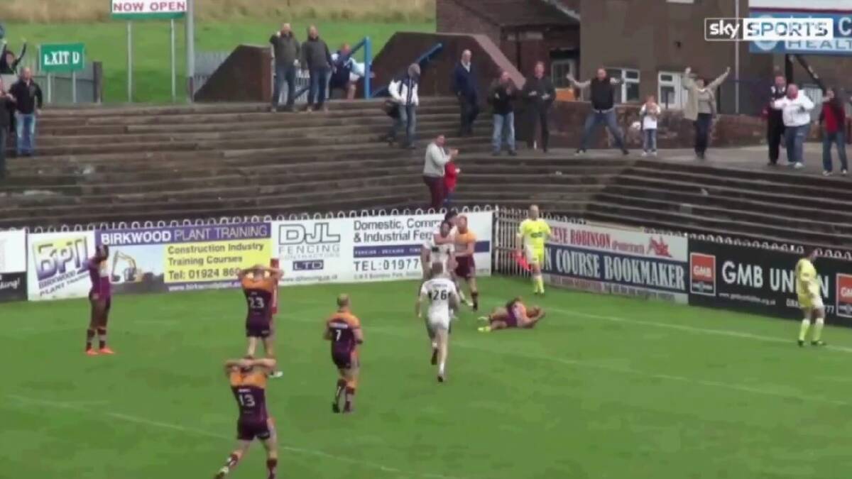 Batley pull of a stunning win in comical fashion. Picture: YouTube