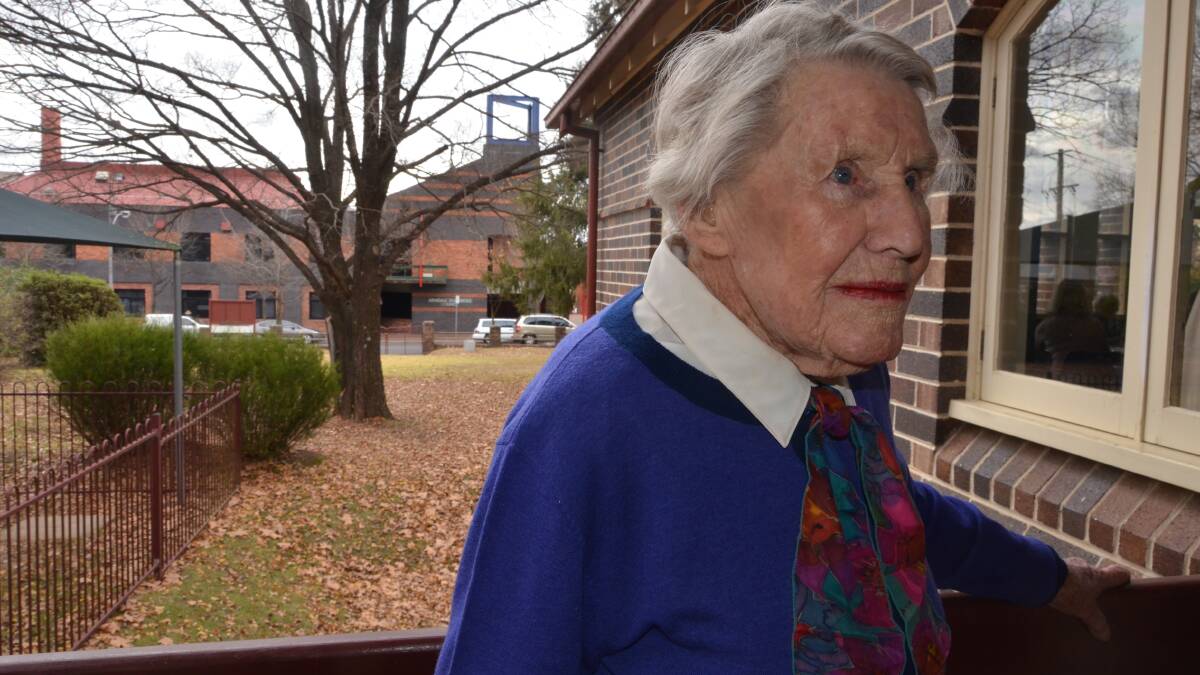 WISDOM OF THE ELDERS: Kathleen Mitchell on her 100th birthday.