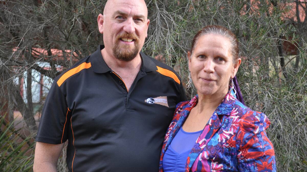 LEADING THE WAY: Carol Vale and Greg McKenzie launched their business Murawin, meaning “to be educated”, at the Aboriginal Cultural Centre and Keeping Place.