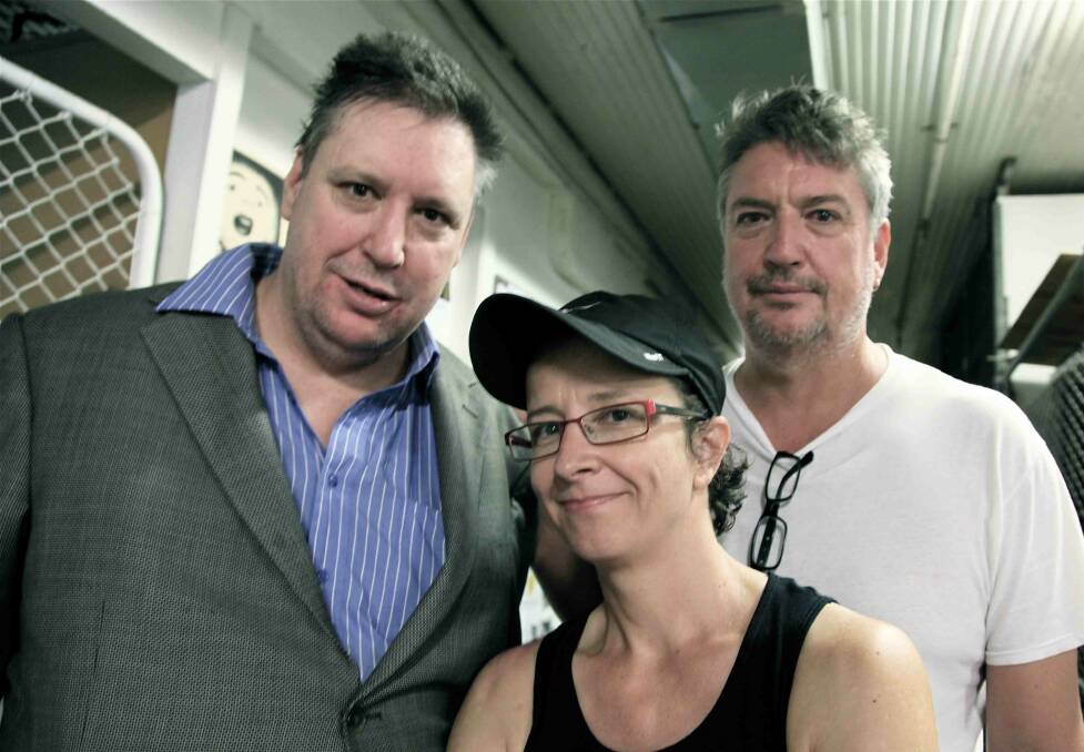MESSAGES OF HOPE: Jeremy Oxley, Kaye Harrison and Peter Oxley are bringing postive a persepective on schizophrenia to Armidale with the film The Sunnyboy.