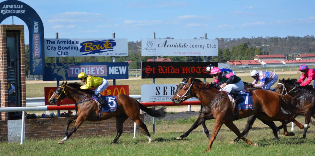 Romanticize hits the post first in Armidale a fortnight ago.