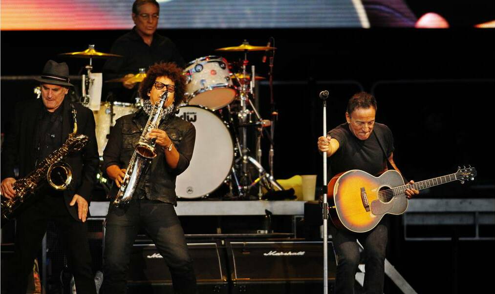 NEWCASTLE HERALD: Bruce Springsteen at the Hope Estate in the Hunter Valley gave the audience their money’s worth. Picture: Max Mason-Hubers