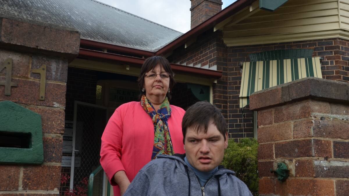 SEND IN THE MUMS: Debbie Quinn with her son Brenden Quinn.