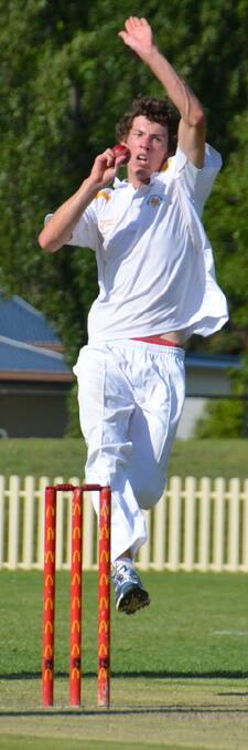 SPEEDSTER: Tyson Burey took two crucial early wickets for Easts on Saturday.