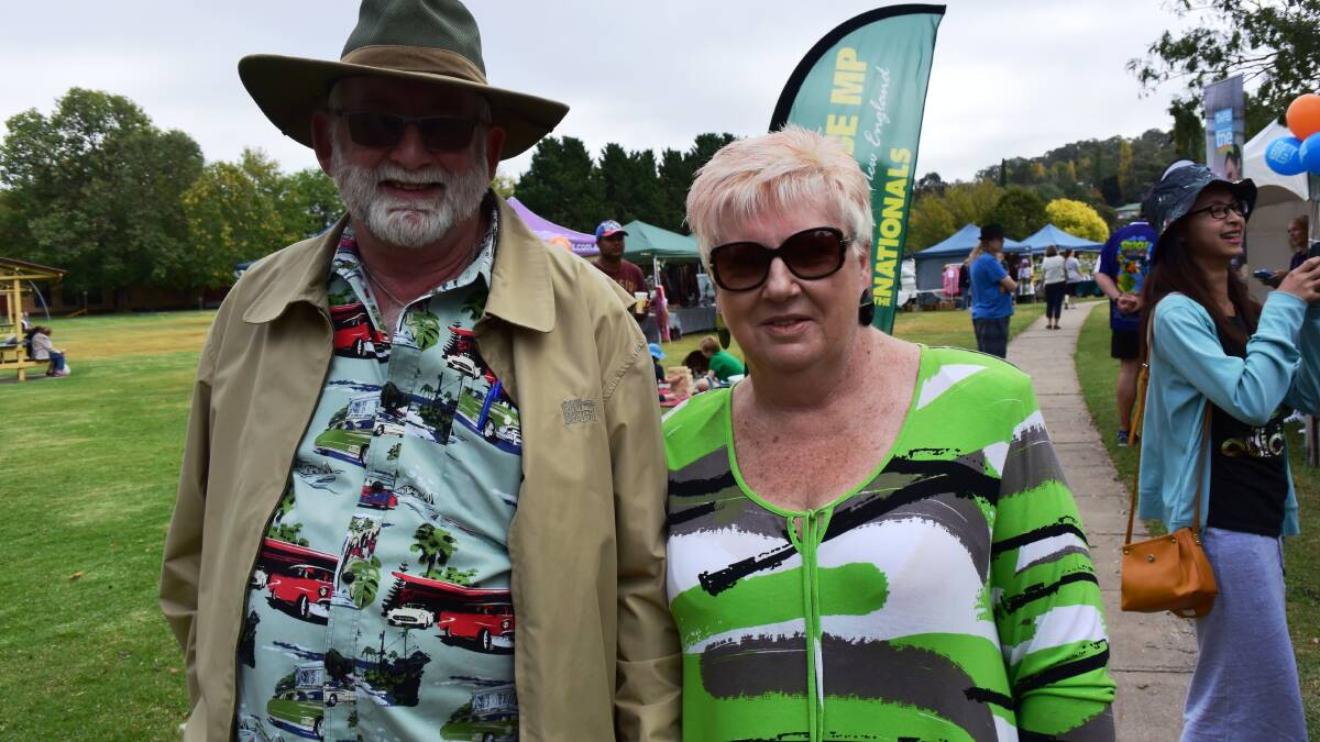 FESTIVAL FIRST TIMERS: Bruce and Margaret Sedden.