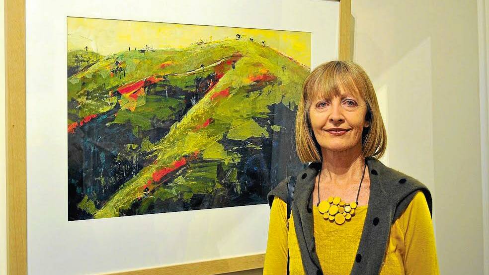 GUNNEDAH: Artist Yvette Hugill exhibits her paintings in the Easter Art Exhibition at the Work of Art Community Gallery. - The Namoi Valley Independent