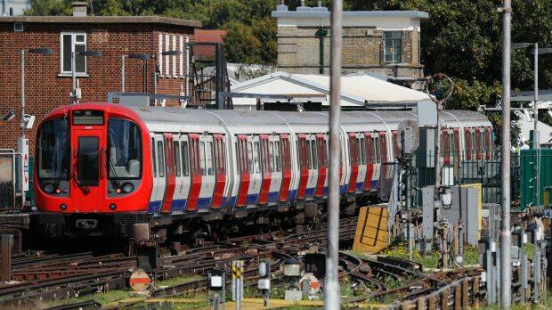 The bombing incident on the train is being investigated as a terrorist attack, British authorities said. Photo: AP