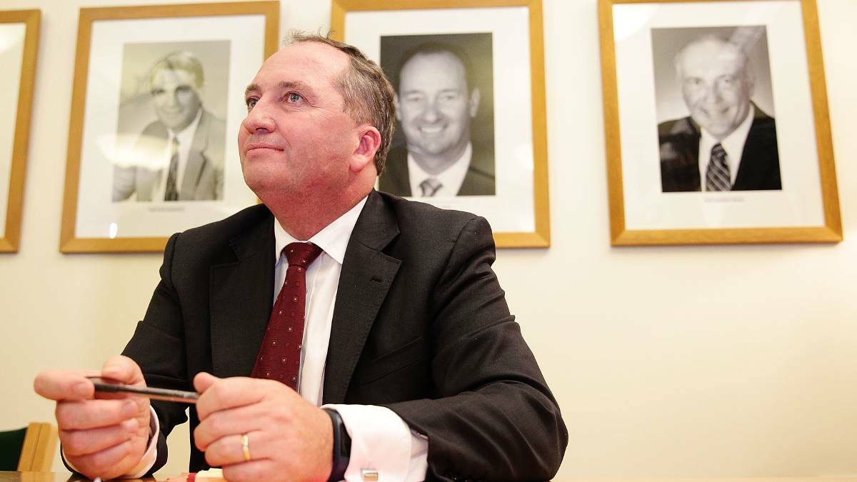 TOO BUSY: A spokesperson from Mr Joyce's office said the deputy prime minister had a busy schedule.