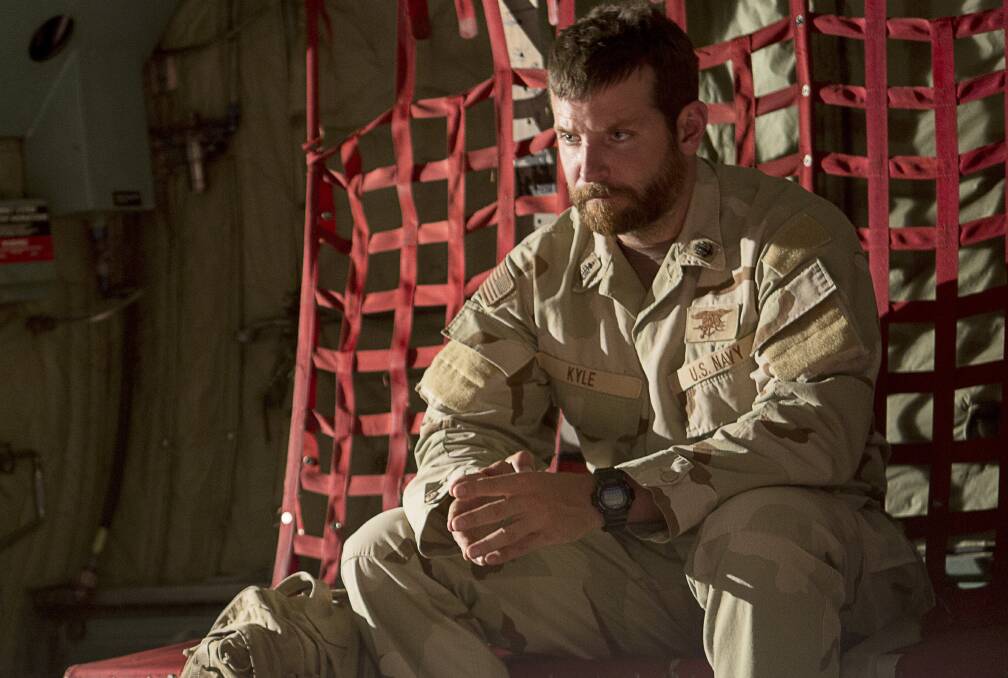 Stress test: Bradley Cooper plays Chris Kyle in the film 'American Sniper'.