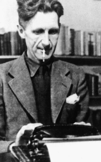Satirist at work: George Orwell was a Church-goer, but sceptical of organised religion – the raven in 'Animal Farm' is a parody of mainstream religion. 