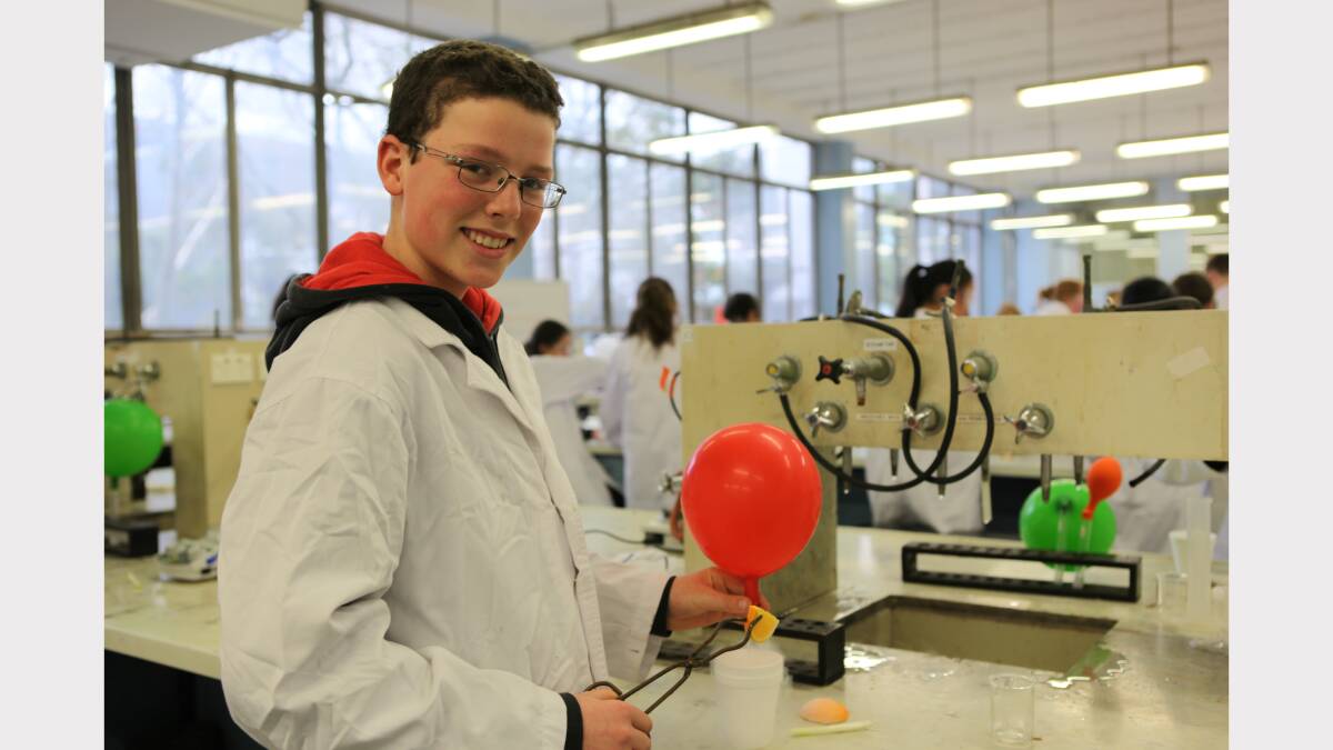 Tim Hanrahan took part in the University of Sydney's Science Gifted and Talented Discovery program. 