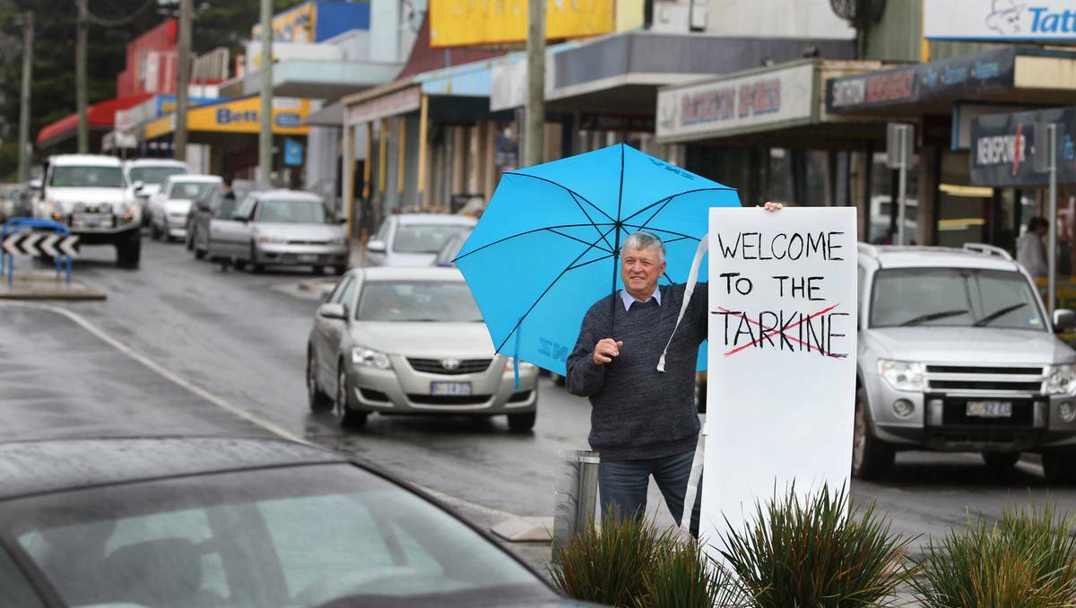 Circular Head councillor John Oldaker in the heart of the "new Tarkine"...Smithton central. Picture: Grant Wells, The Advocate
