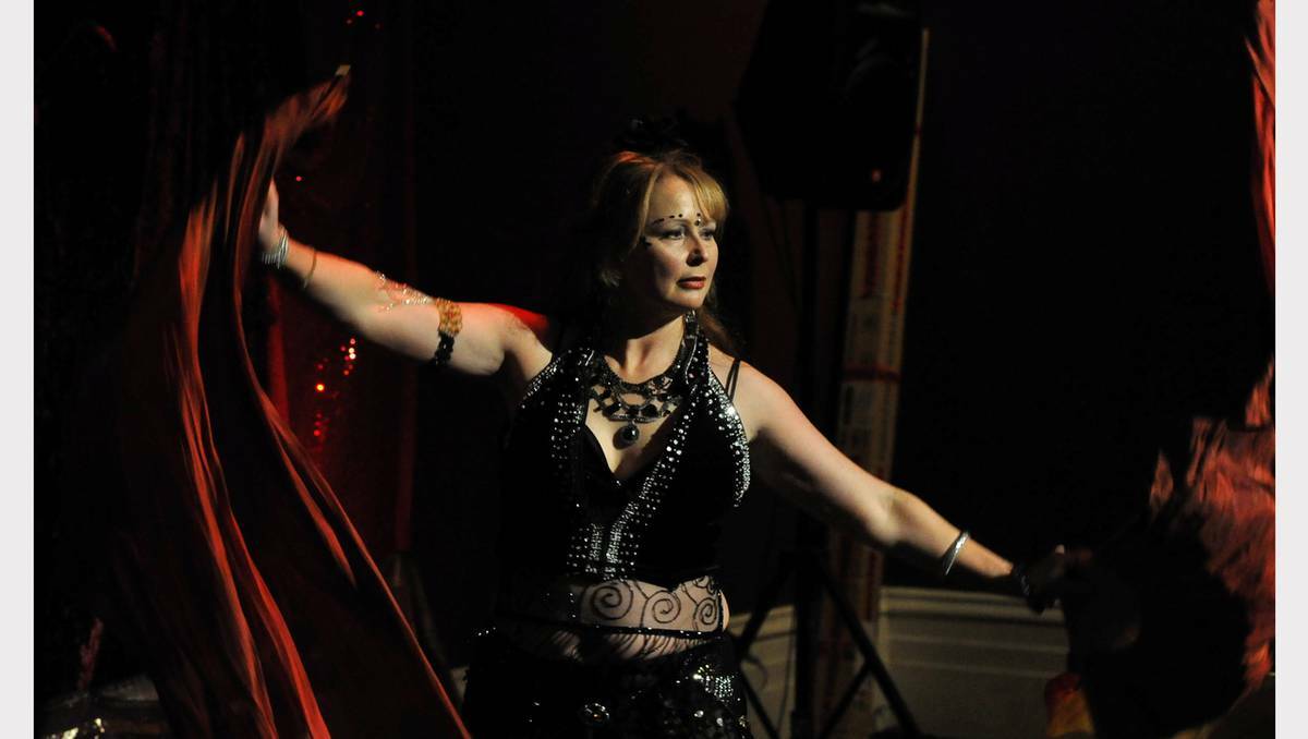 Selena Buckinham at the Ballarat Belly Dance School performance, Photo: Ballarat Courier