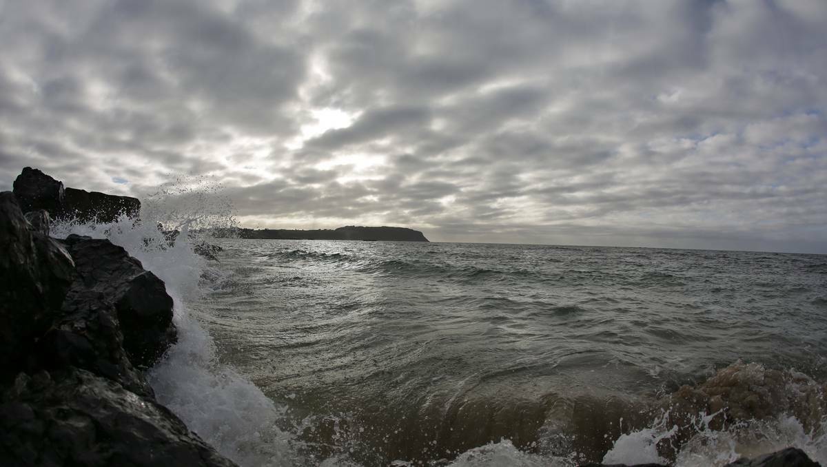 The sun tries to break through grey skies at Wynyard. Picture: Grant Wells, The Advocate