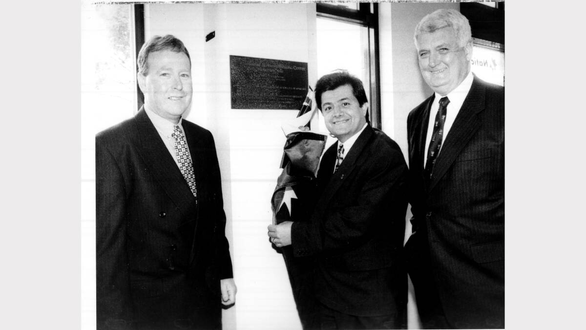 OPENING: A picture from 1996 showing Richard Torbay at a bank opening.