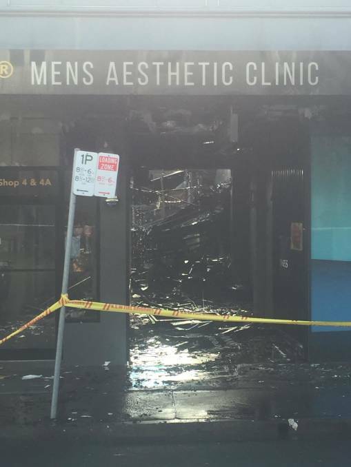 Barberlife was one of several businesses destroyed in the blaze. Photo: Michelle Haines Thomas