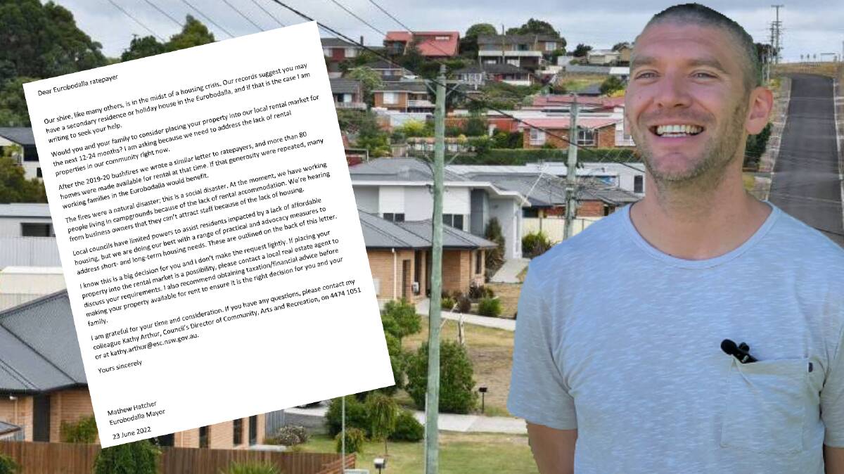 Eurobodalla mayor Mathew Hatcher said the letter sent to non-residential ratepayers was "overwhelmingly successful". Picture: file 